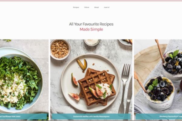 Giao diện website đẹp về ẩm thực dành cho Wordpress