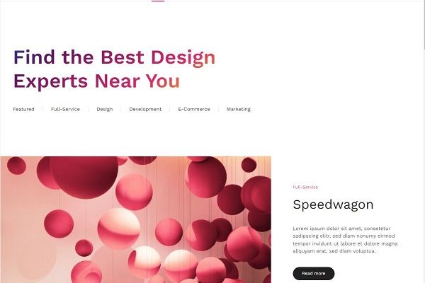 Giao diện web đẹp cho doanh nghiệp và agency