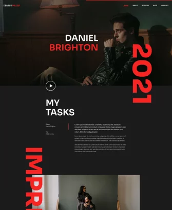 Trang chi tiết sản phẩm Theme cho website cá nhân