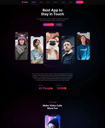 Trang sản phẩm theme website đẹp Circle
