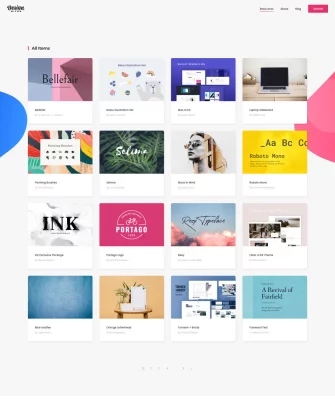 Tất cả tài nguyên giao diện trang web đẹp