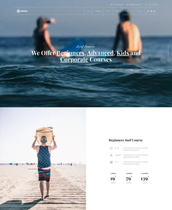 Trang khóa học trang web thể thao