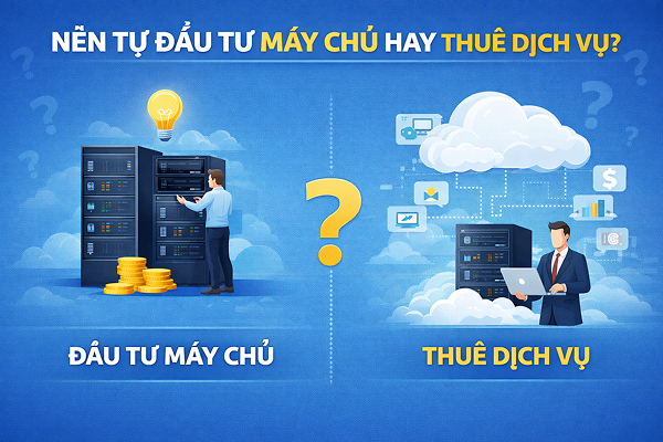 Nên tự đầu tư máy chủ hay thuê dịch vụ?
