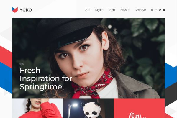 Giới thiệu mẫu giao diện web tin tức đẹp và ấn tượng